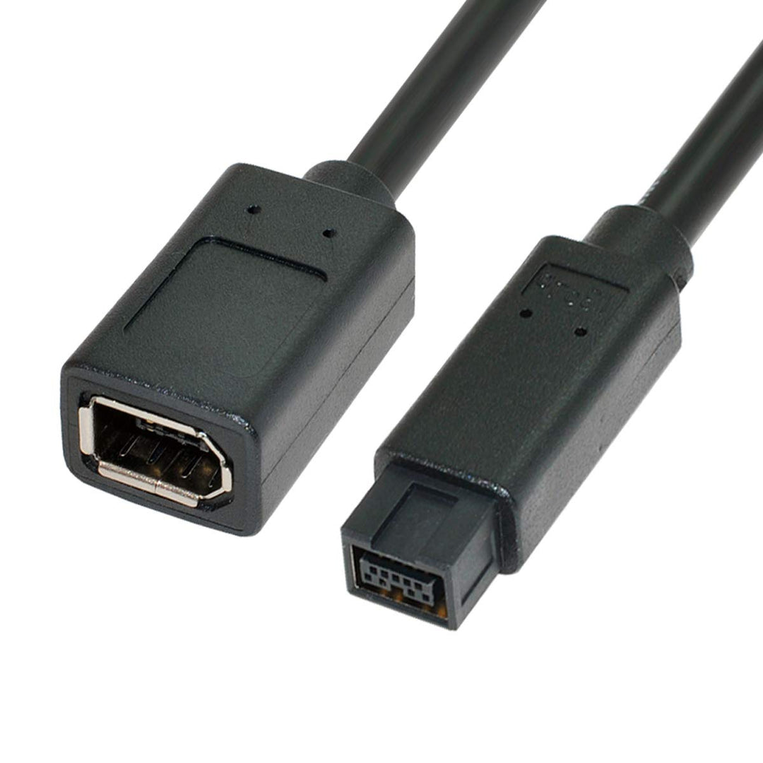 cablecc IEEE 1394 6Pin Female to 1394b 9Pin Male Firewi