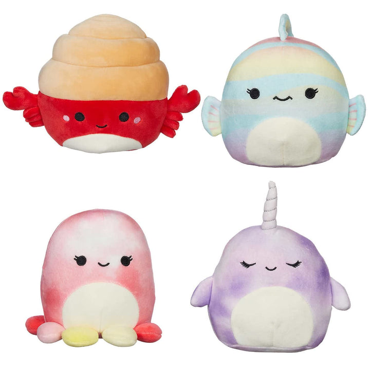 Squishmallows Official Kellytoy Set of 8 5 inch Sea Squ