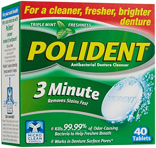 Polident 3-minute for cleaner,fresher and brighter dent