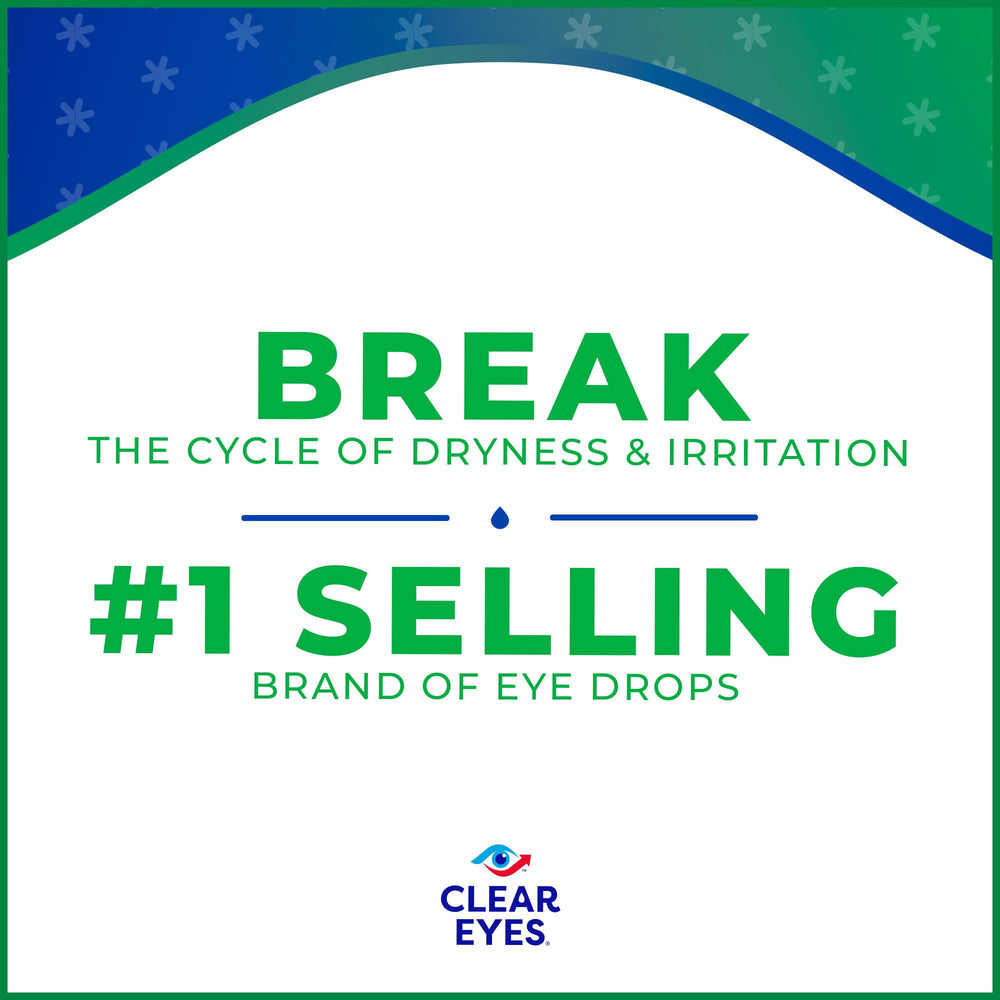 Clear Eyes Advanced | Dry & Itchy Relief Eye Drops 