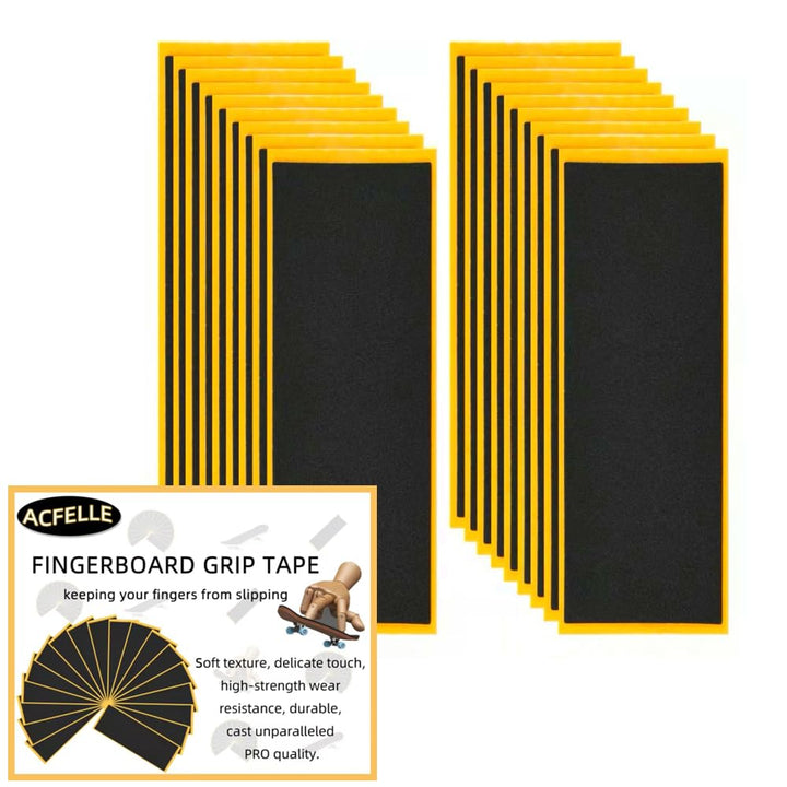 ACFELLE 18 Sheets Fingerboard Grip Tape, Quality Foam B