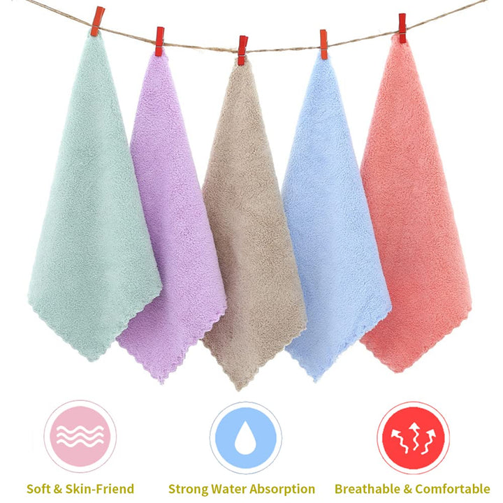 5 Pcs of Guinea Pig Fleece Cage Liners, Guinea Pig Blankets Washable, Absorbent Reusable Small Animal Sleepping Mat Pad Cover 11 x 11 Inch