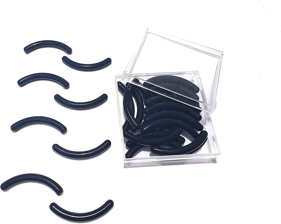 Curler Refills Eyelash Curler Refill Pads Silicone Rubber Pads, Universal Soft Silicone Eyelash Curler Replacement, Pads for Eyelash Curler (Black)