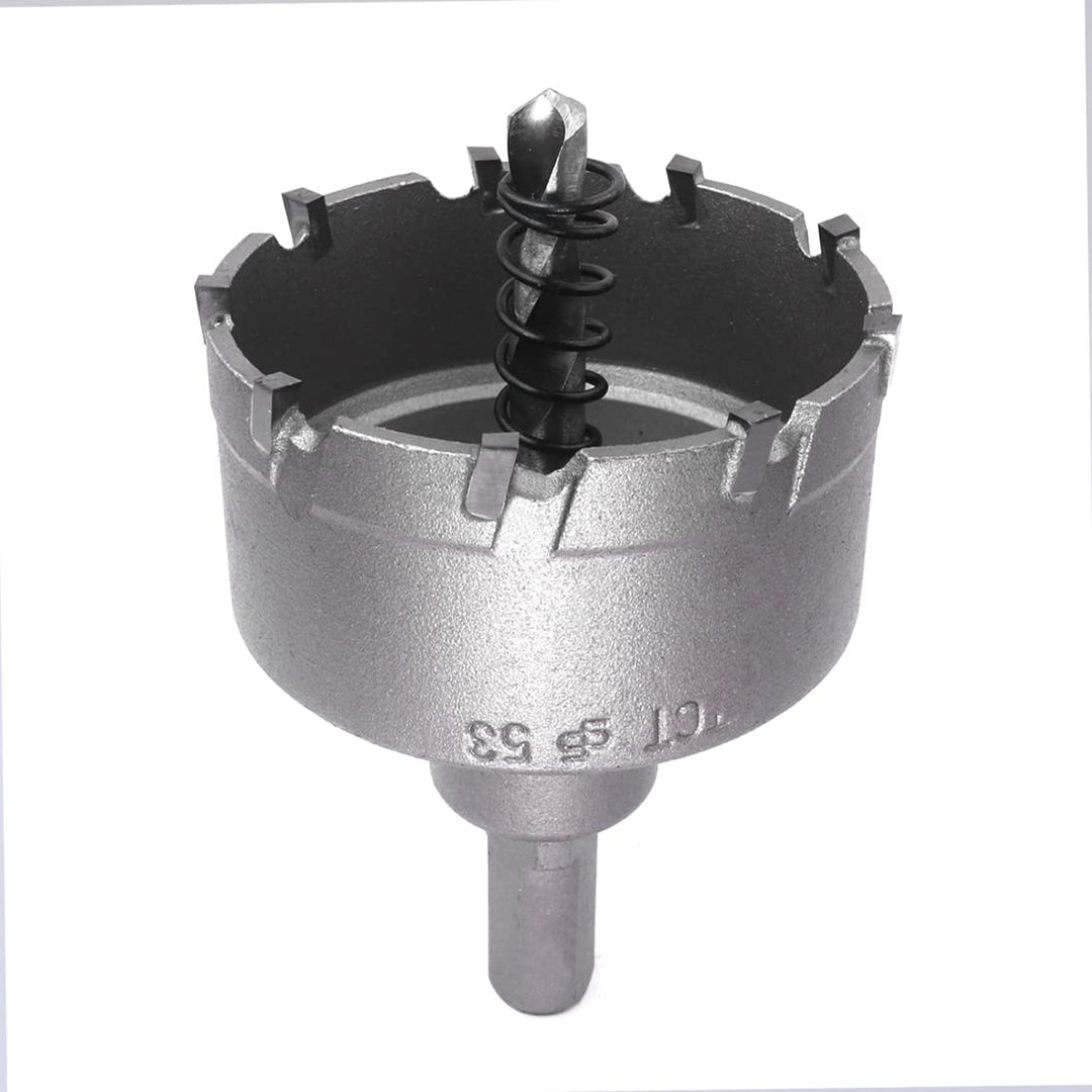 Hole Saw, Metal Cutting,16mm-70mm Stainless Steel Hole Cutter for Iron Sheet, Stainless Steel, Metal Pipes (53mm)