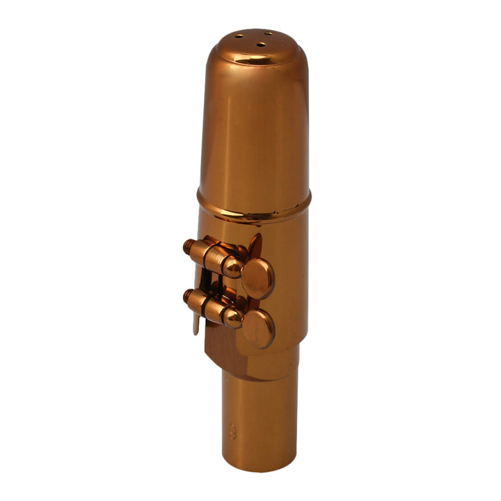 Yibuy Rose Gold B Flat Tenor Saxophone Sax Mouthpiece w