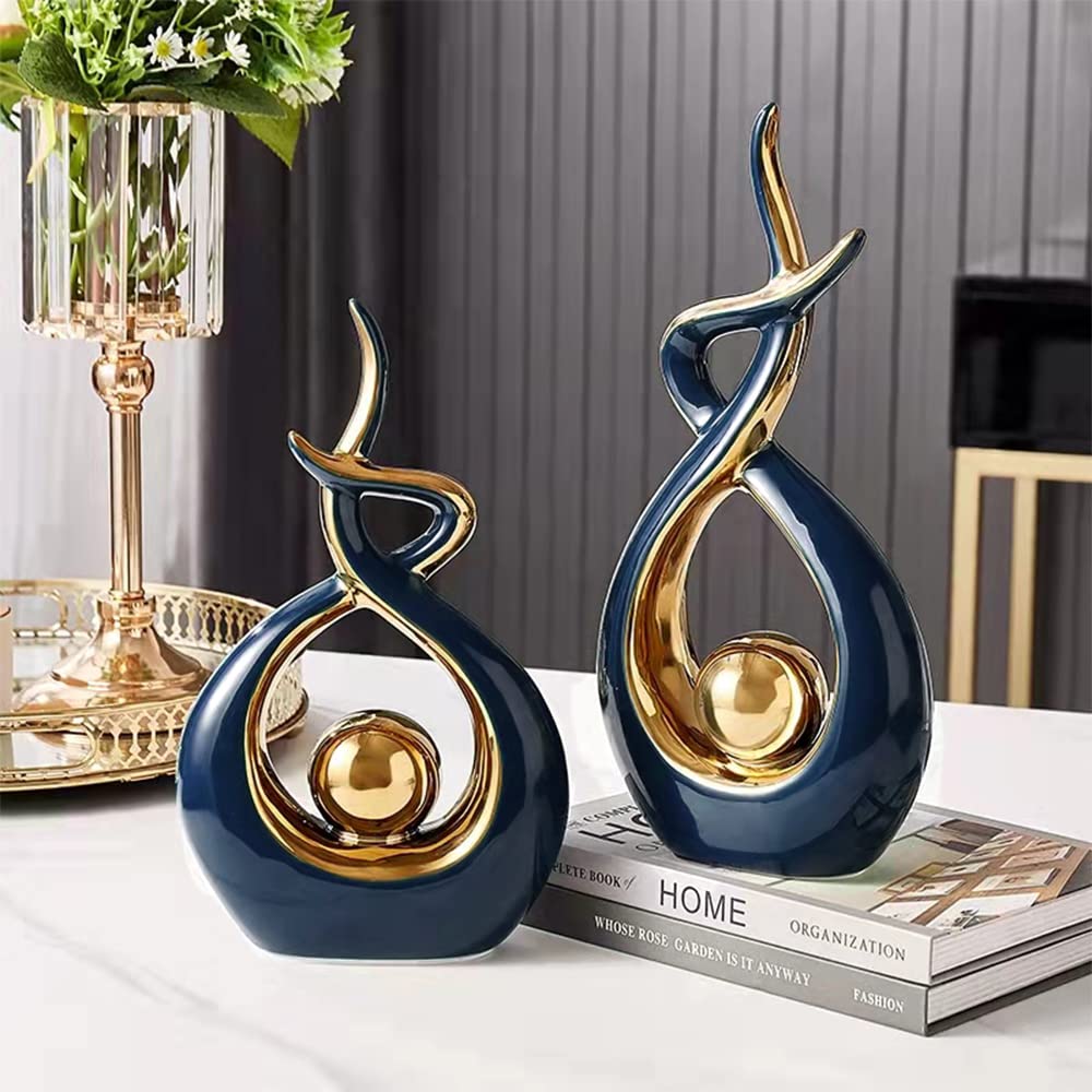 Norrclp Home Decor Modern Abstract Art Ceramic Statue t