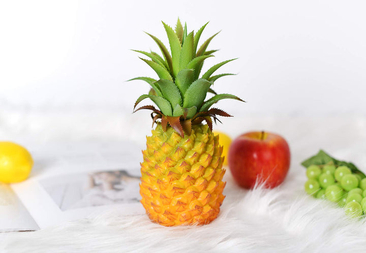 Artificial Pineapple, Realistic Artificial Fruit Fake Pineapple for Home Cabinet Table Party Decoration (8.2)