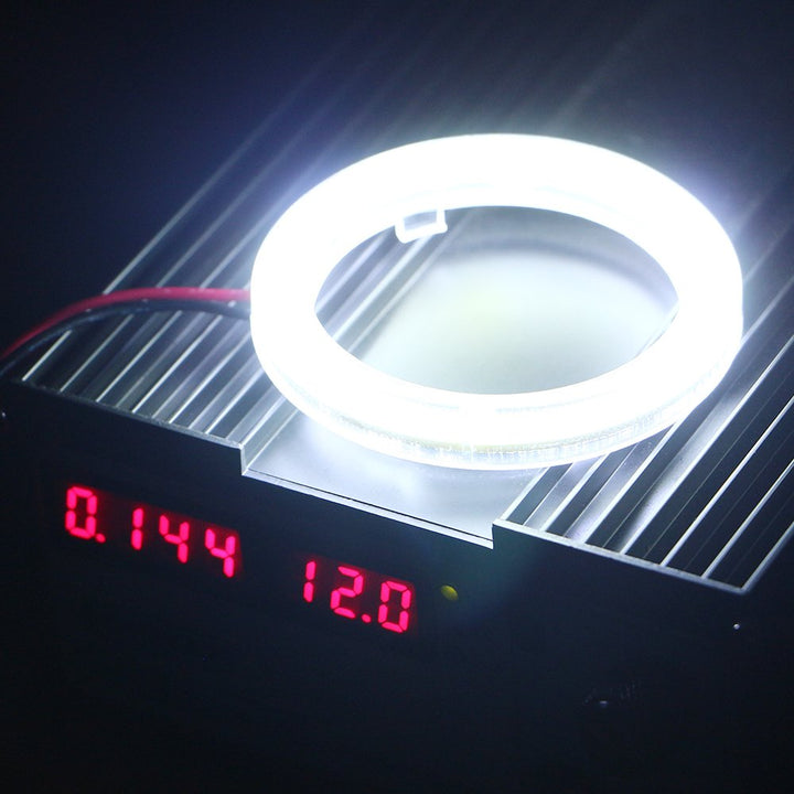 Everbrightt 1-Pair White 60MM 45SMD LED Vehicle Car Ang