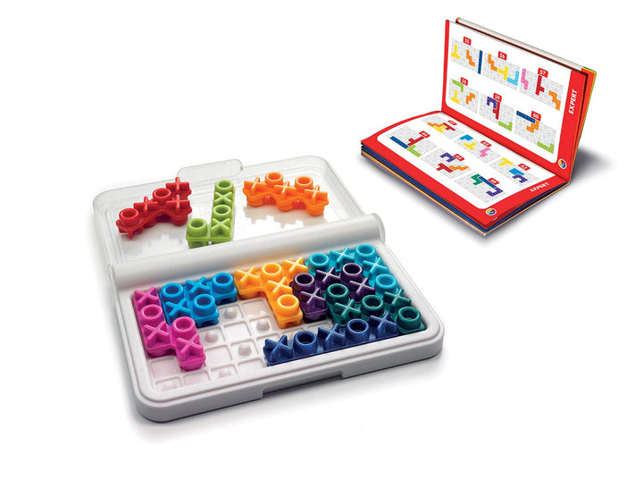 SmartGames IQ XOXO Portable Travel Game Featuring 120 C