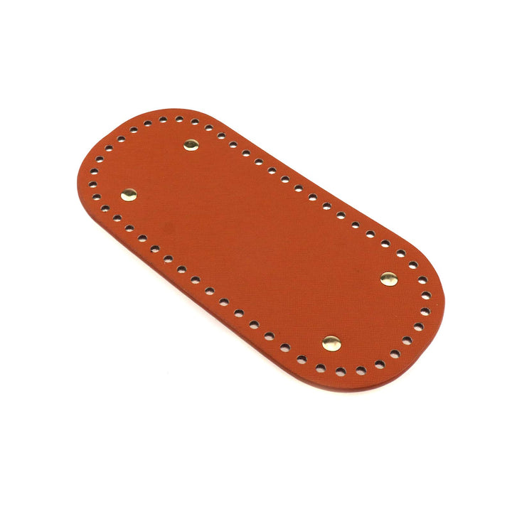 Meprotal 2pcs PU Leather Oval Bag Bottom Pad DIY Cushio