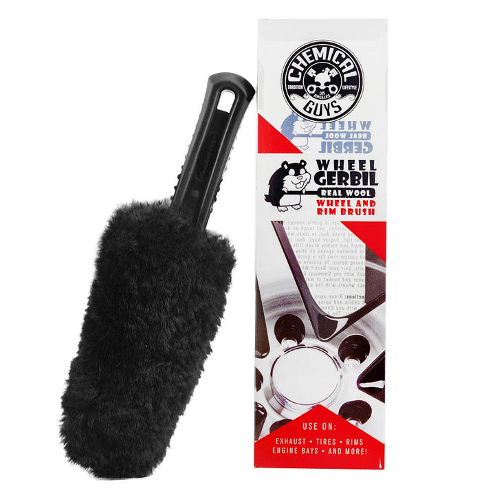 CHEMICAL GUYS Acc_B01 Gerbil Wheel and Rim Brush (Safe for Exhaust, Tires, Rims, Engine Bays, &amp; More)