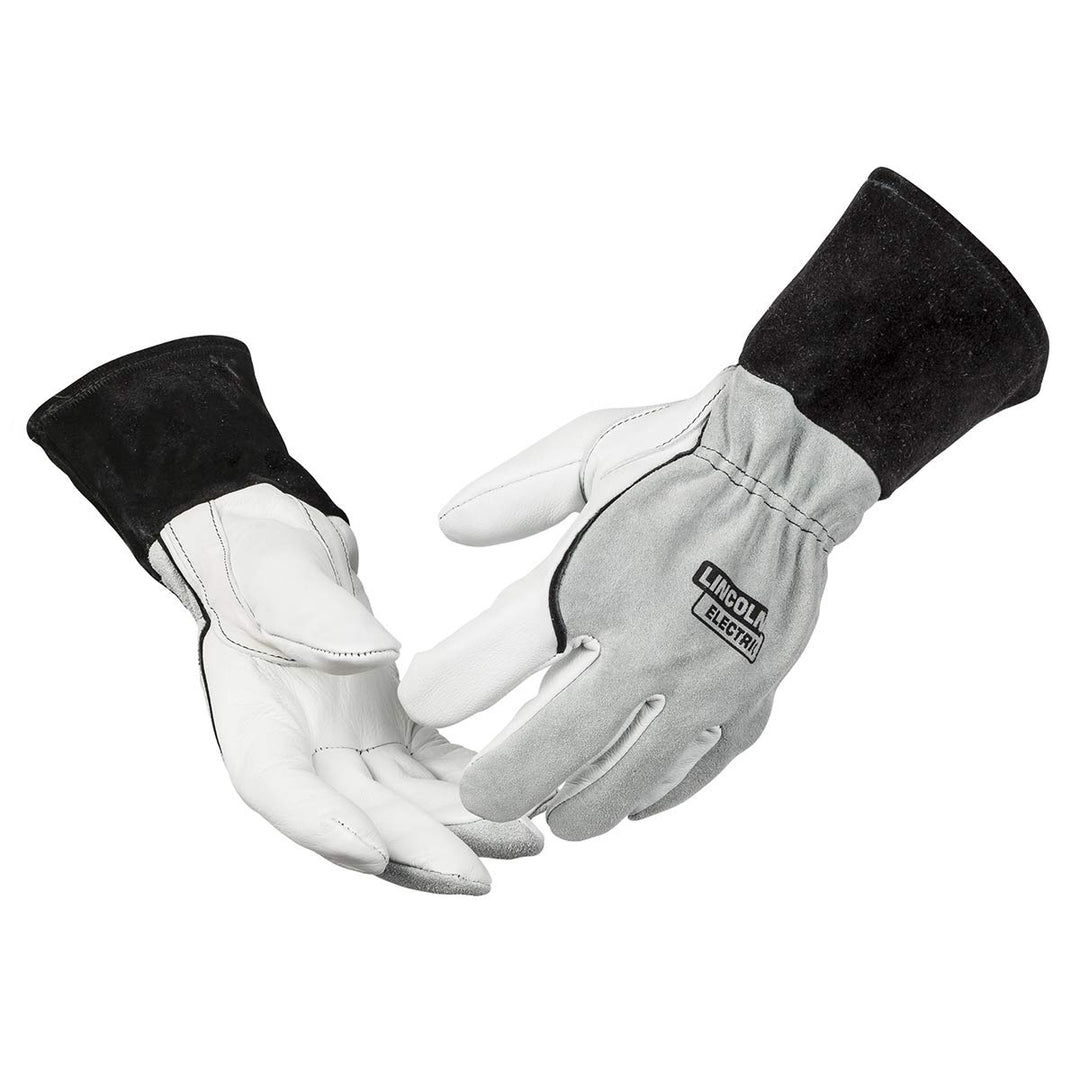 DynaMIG Traditional MIG Welding Gloves | Top Grain Leather | Medium | K3805-M, White