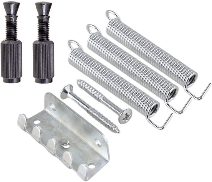 Set of 3pcs Noiseless Tremolo Spring Claw Kit &amp; 2pcs Bridge Mounting Studs Great Compatible for Fender Stratcaster Floyd Rose Tremolo Double Locking System