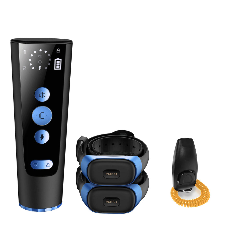 Dog Training Collar with Remote - 2000FT Dog Shock Collar Include Rechargeable & IP67 Waterproof E Collar, Beep Vibration Shock Collar for Large Medium Dogs(15-140 lbs)