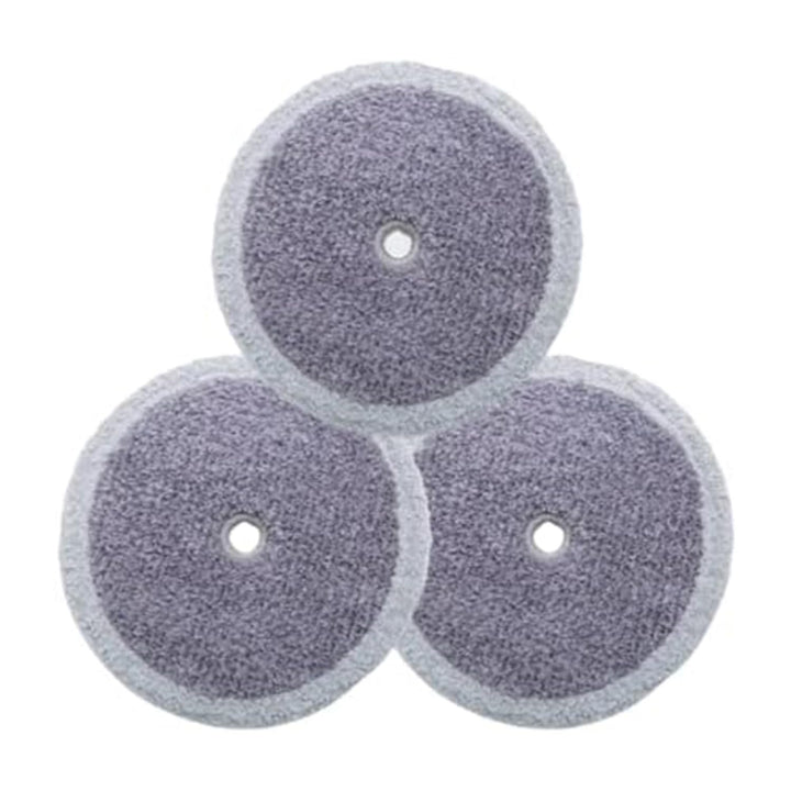 Replacement Accessory of Three-Spin and Edge, Washable Mother Yarn Mop Pads for Robot (6pcs)