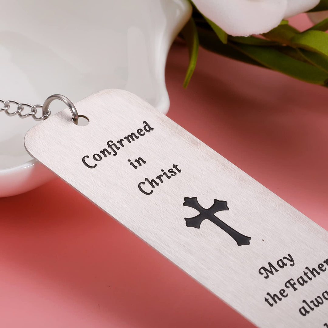 Confirmation Gifts Bookmark Baptism gifts for Girls Boys Christian Confirmation Gift for Godson Goddaughter Catholic Confirmation Gifts for Women Men Birthday Christmas for Religious Church Bulk Gifts