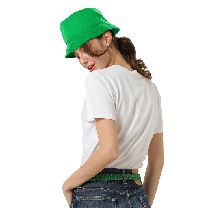 Men Women Unisex Cotton Bucket Hat 100% Cotton Packable
