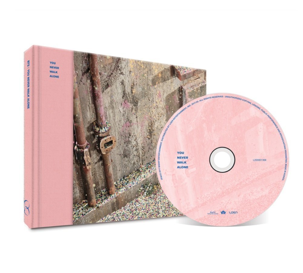 Entertainment BTS WINGS YOU NEVER WALK ALONE KPOP BANGTAN BOYS [RIGHT Ver.] Album CD + Photobook + Photocard + Gift 4 Photos