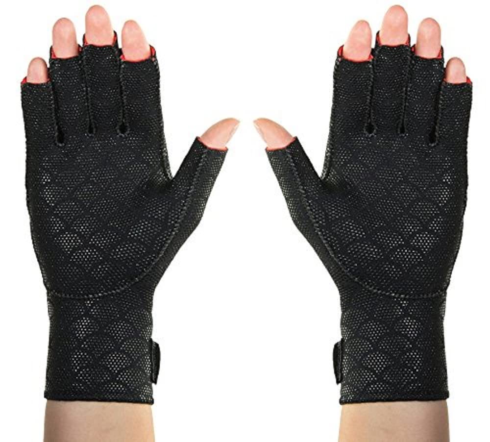 Thermoskin Premium Arthritic Gloves, Pair, Black, Therm