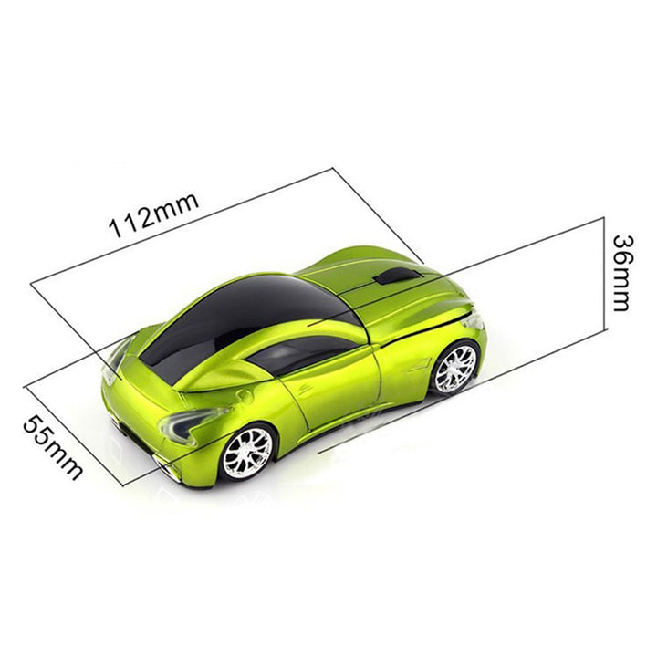 Sports Car Mouse Wireless Mouse Computer Mice Laptop Optical Gaming Mouse Red (Red)