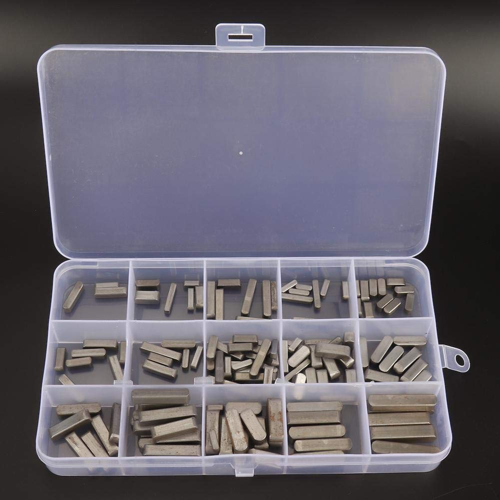 140PCS Drive Shaft Key - Professional Parallel Drive Shaft Key Round Ended Feather Key