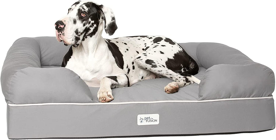 Ultimate Dog Bed, Orthopedic Memory Foam, Multiple Sizes and Colors, Medium Firmness Pillow, Waterproof Liner, YKK Zippers, Breathable 35% Cotton Cover