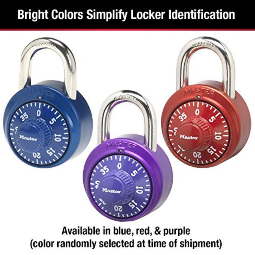 1530DCM Locker Lock Combination Padlock, 1 count (Pack of 1) Colors may vary