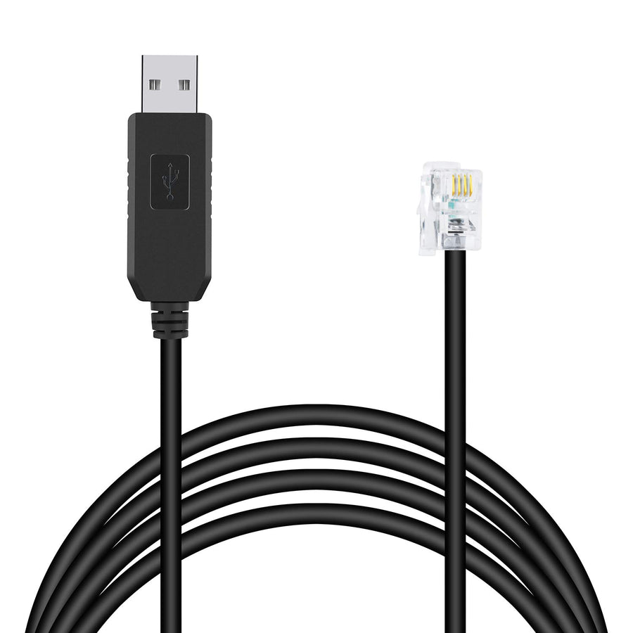 Suamdoen USB RS232 to RJ9 Serial Cable for PC Connect f