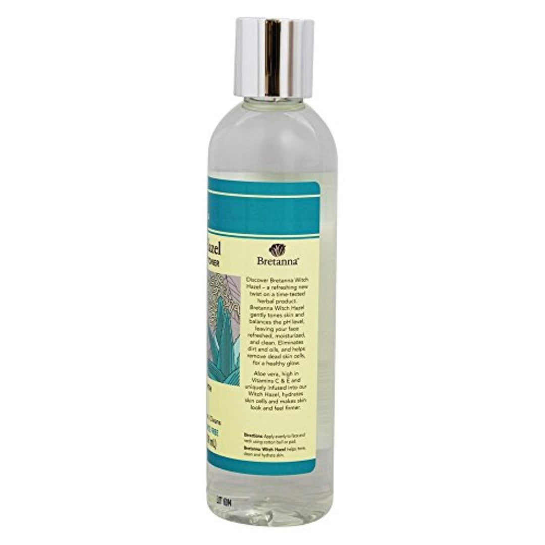 Witch Hazel Face &amp; Body Toner Infused With Aloe Essential Oils 8.75oz 8 Ounces