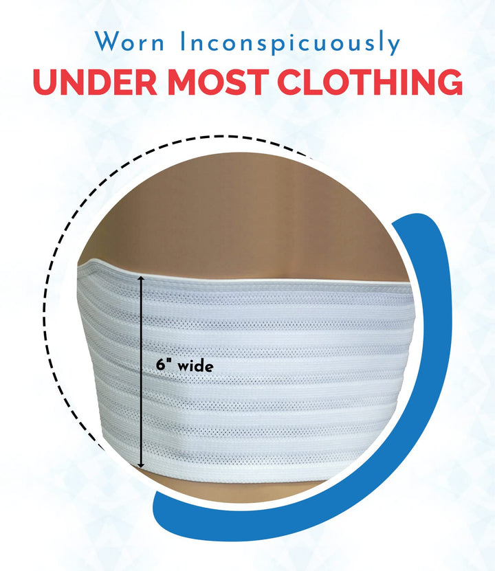 ITA-MED Breathable Elastic Rib Support Belt Wrap For Wo