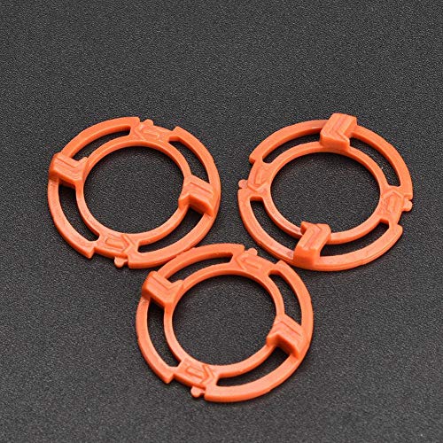 9Pcs Orange Blade Retaining Rings Retaining-Plate Holder Compatible for Philips Norelco Series 7000 9000 RQ12 Models