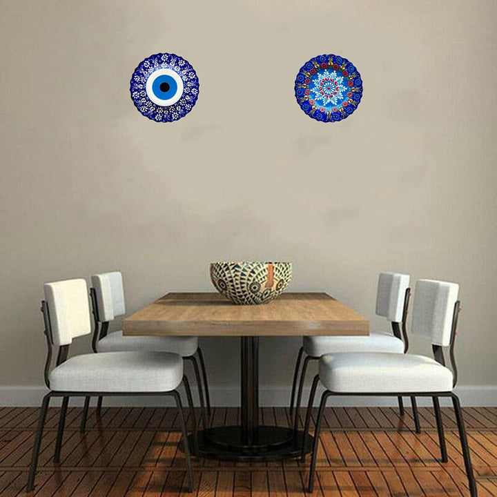 ALACA Cute Turkish Handmade Blue Evil Eye Decorative Pl