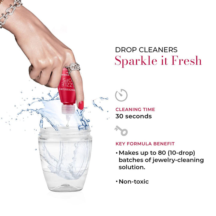 Advanced Dazzle Drops, Jewelry Cleaner Concentrate Solution, 1 Ounce