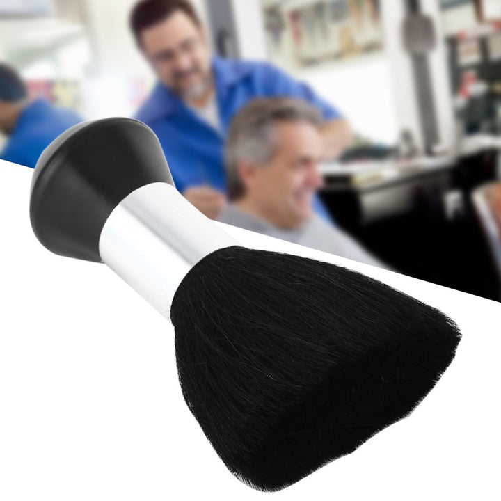 Barber Brush, Professional Soft Black Barber Hair Cutting Neck Duster Cleaning Brush Styling Tools