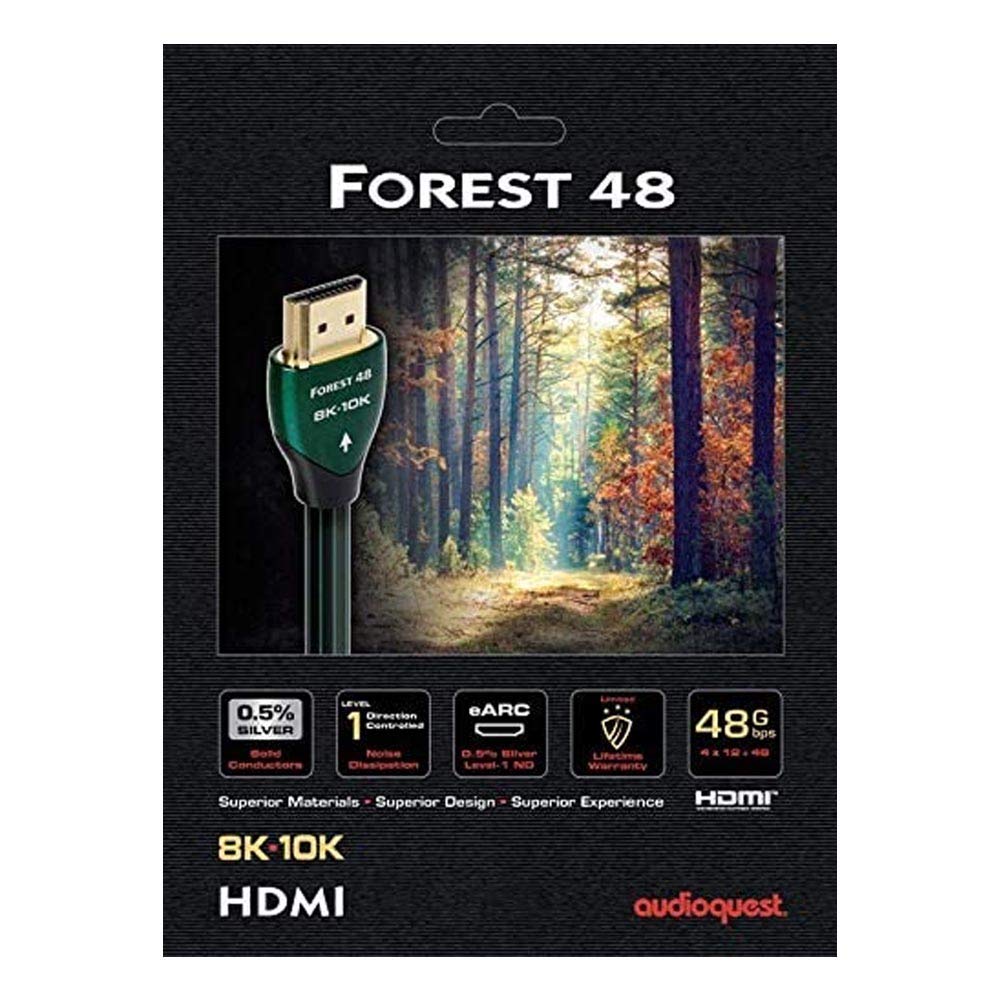 AudioQuest Forest 48 0.75m 8K-10K 48Gbps HDMI Cable (2.