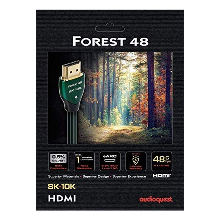 AudioQuest Forest 48 0.75m 8K-10K 48Gbps HDMI Cable (2.