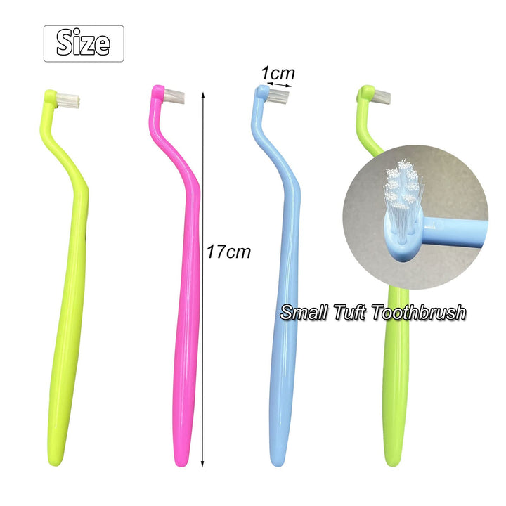 Orthodontic Toothbrush Small Tuft Toothbrush Tiny Compa
