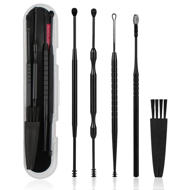 5 Pcs Ear Pick Earwax Removal Kit, MJIYA Ear Cleansing 