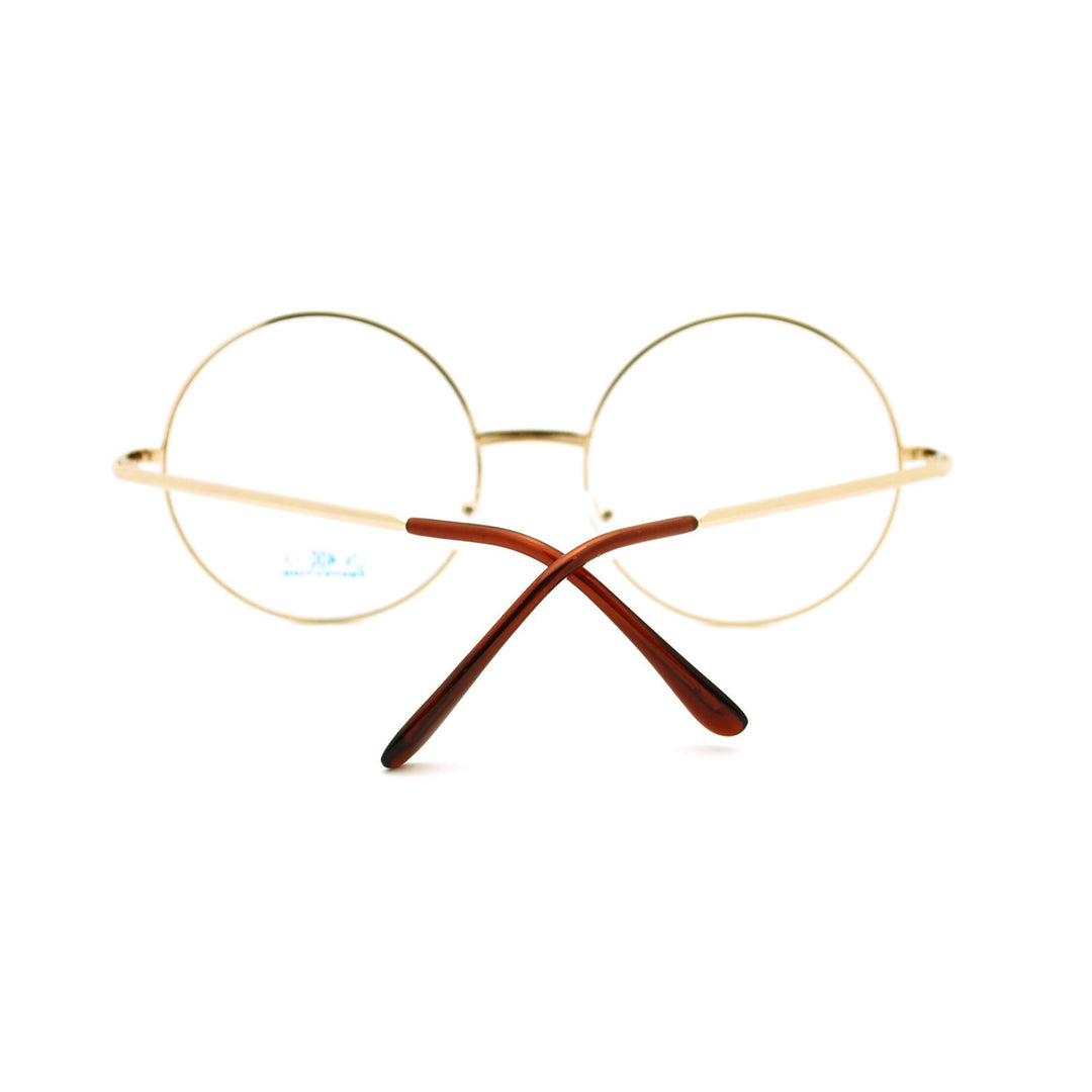 JuicyOrange Super Oversized Round Circle Frame Clear Le