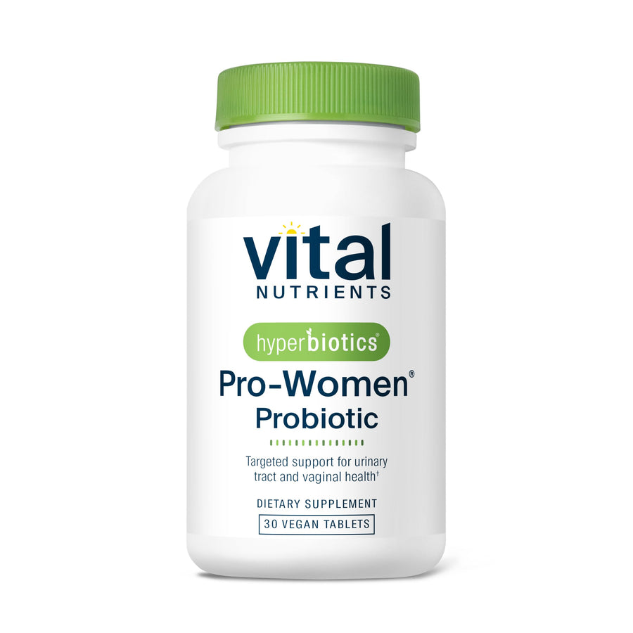 Vital Nutrients Pro Women Probiotics for Women | Vaginal Probiotics for PH Balance | Oral Probiotic for Vaginal Health and Urinary Tract Health | 6 Targeted Strains | 30 Vegan Tablets