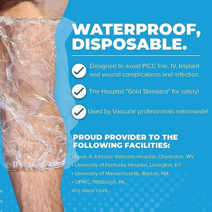 PICC Line Protector, Cover, Guard - LARGE - ELBOW/KNEE-