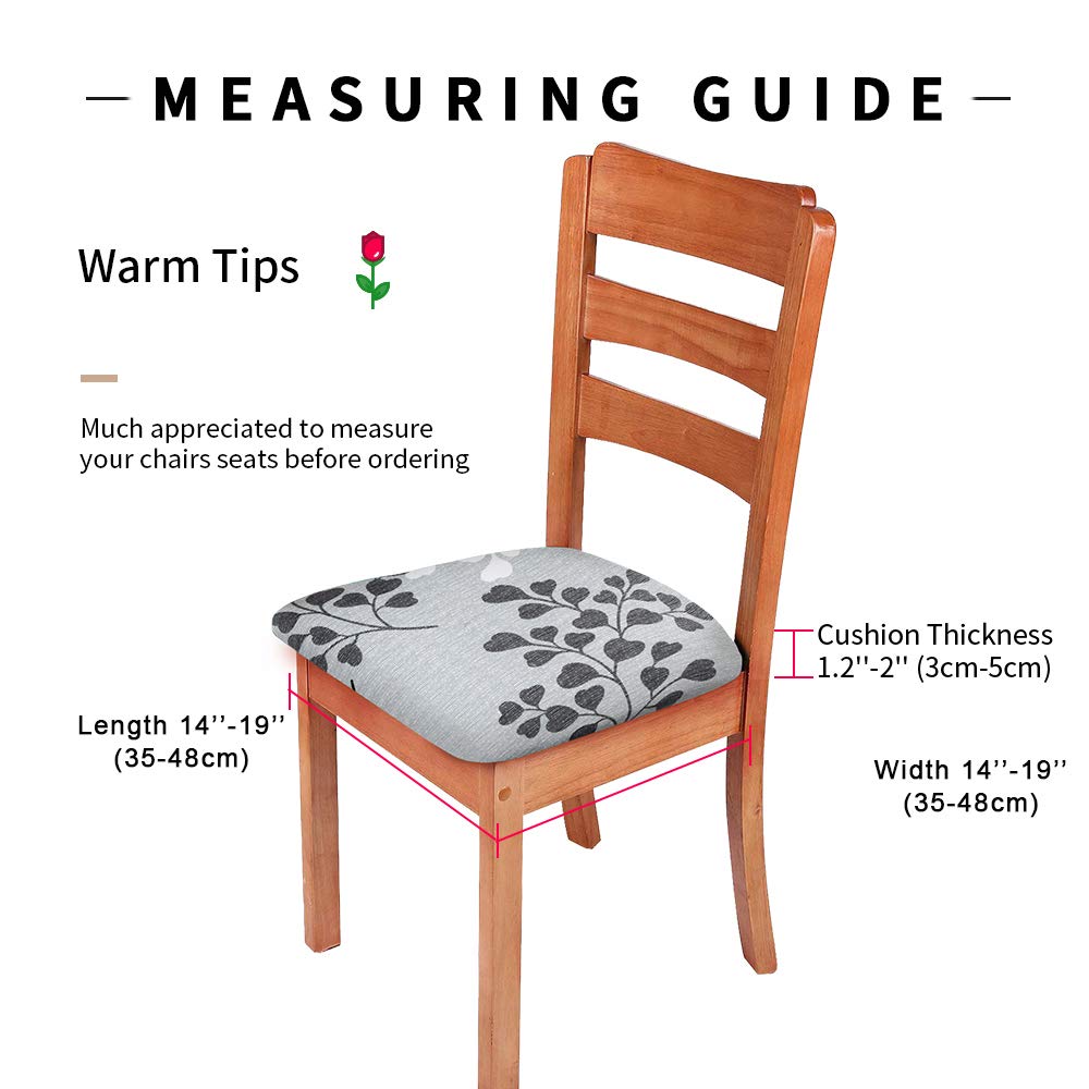 Gute Chair Seat Covers, Stretch Printed Chair Covers wi