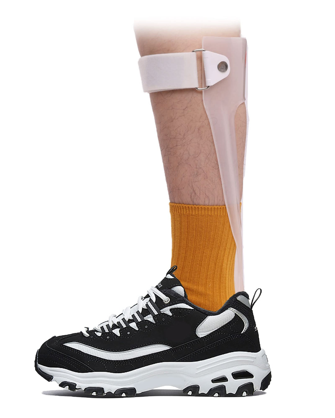 Shuyan Jiao AFO Foot Drop Brace Ankle Foot Orthosis Medical Afo Walking with Shoes for Stroke Hemiplegia Men & Women Left/Right Foot (XL-Left)
