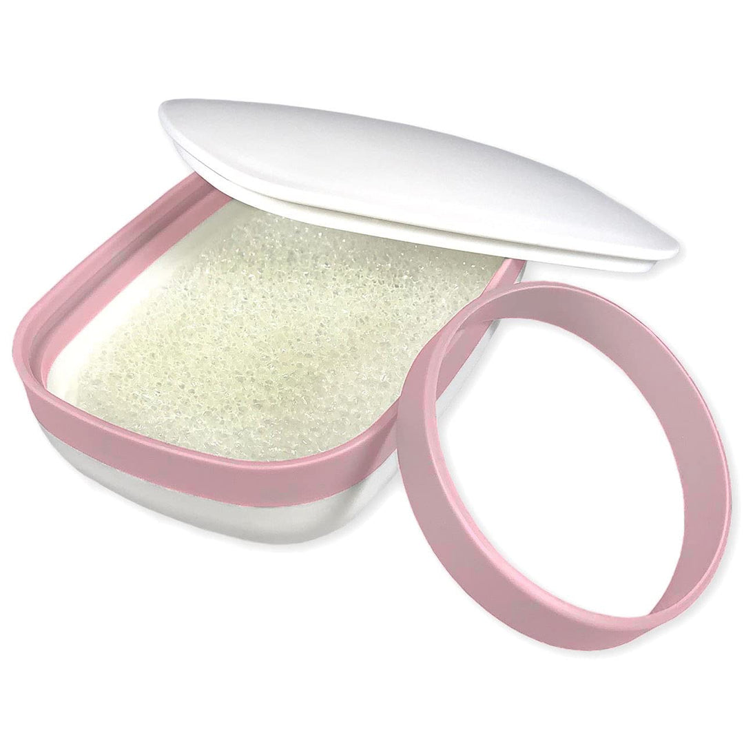 2Pack Travel Soap Holders, Soap Bar Box Dish Container Case,with Sponge Saver&amp; Band,for Travel (Blue &amp; Pink)