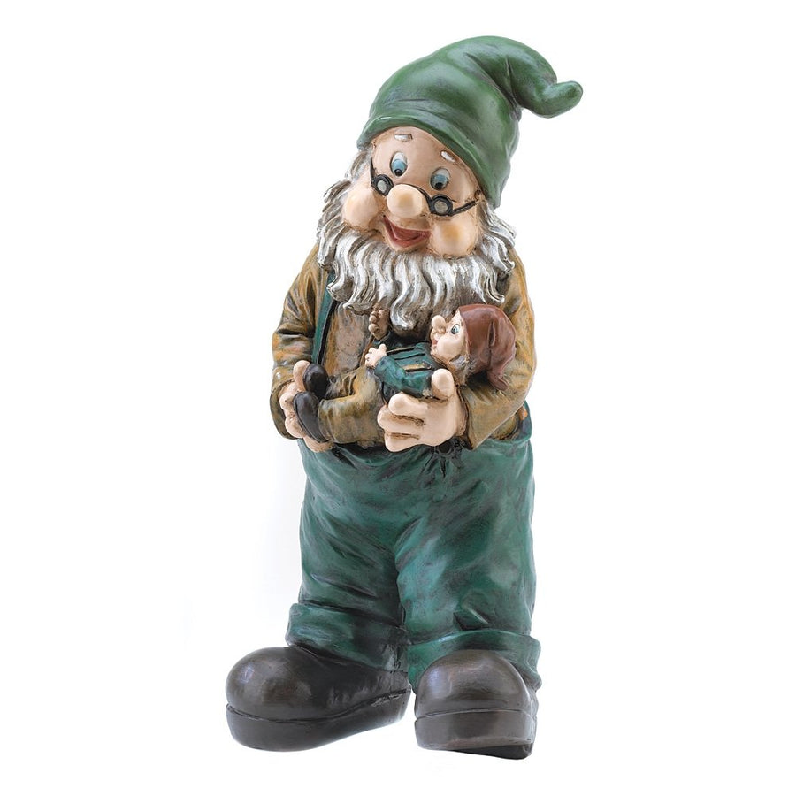 Gifts & Decor Garden Grandpa Yard Gnome Outdoor Statue 10.6