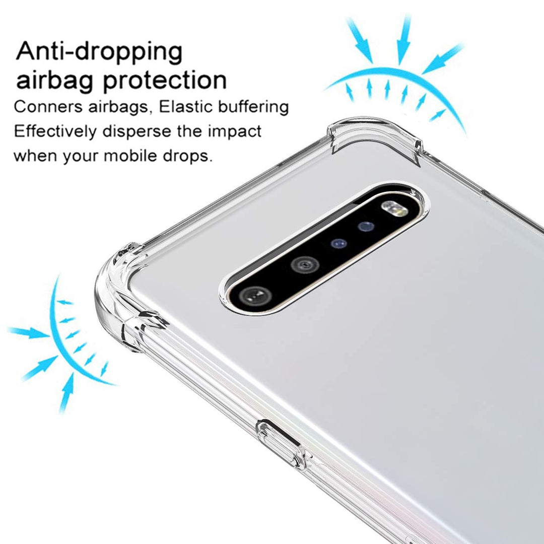Osophter for LG V60 ThinQ Case, LG V60 Case Clear Trans