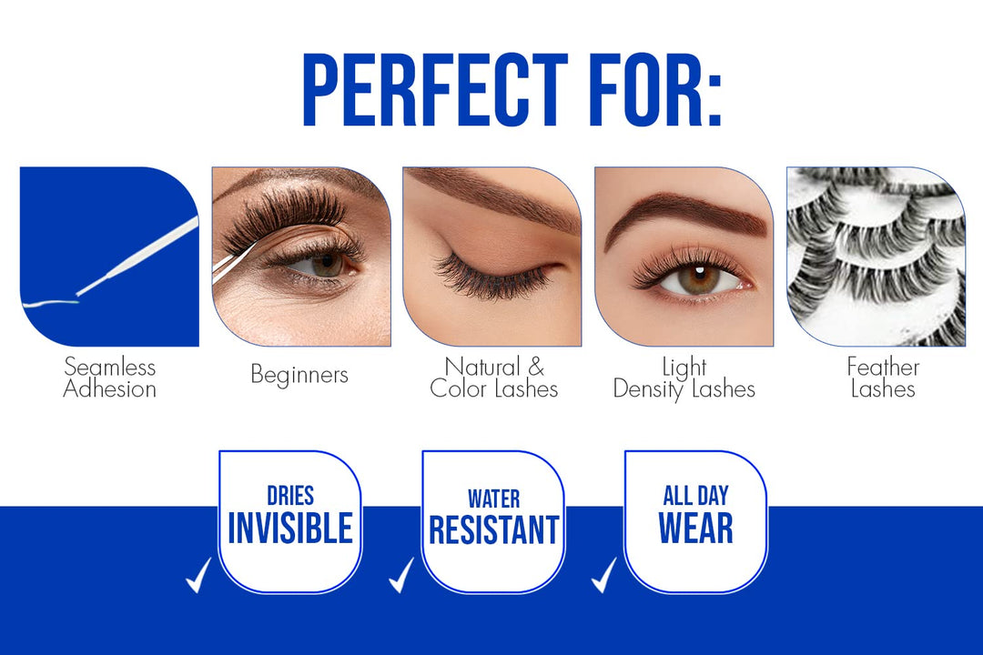 Ardell Duo® Clear Lash Adhesive, Versatile &amp; Flawless Falsies All-Day Lash Fit Adhesive Simple &amp; Convenient Eye Lash Adhesive with Gentle Formula (14 ML, Pack of 1)