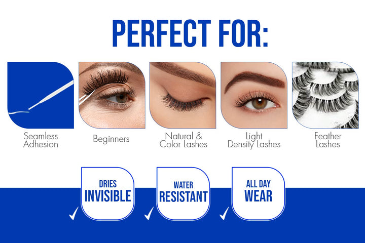 Ardell Duo® Clear Lash Adhesive, Versatile &amp; Flawless Falsies All-Day Lash Fit Adhesive Simple &amp; Convenient Eye Lash Adhesive with Gentle Formula (14 ML, Pack of 1)