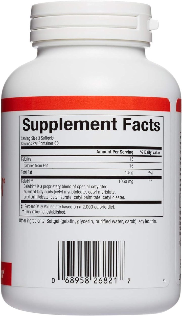 Natural Factors, Celadrin Joint Health, Promotes Flexibility, Mobility and Joint Function, 180 Softgels