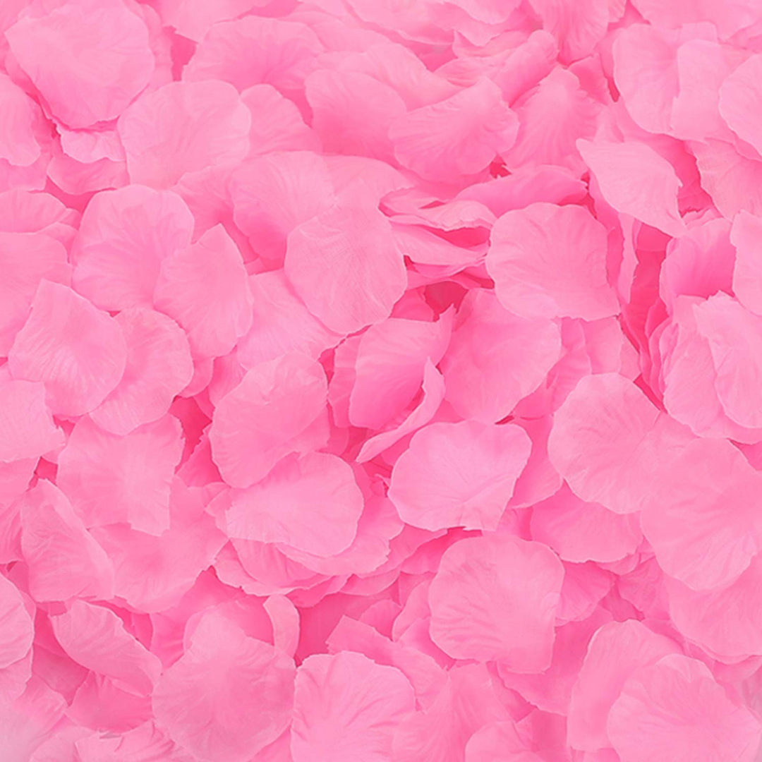 3000 PCS Silk Pink Rose Petals Artificial Flower Petals for Romantic Night Wedding Party Flower Decoration Valentine Day (Light Pink, 3000 pcs)